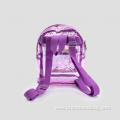 Purple Jelly Sequin Kids Backpack